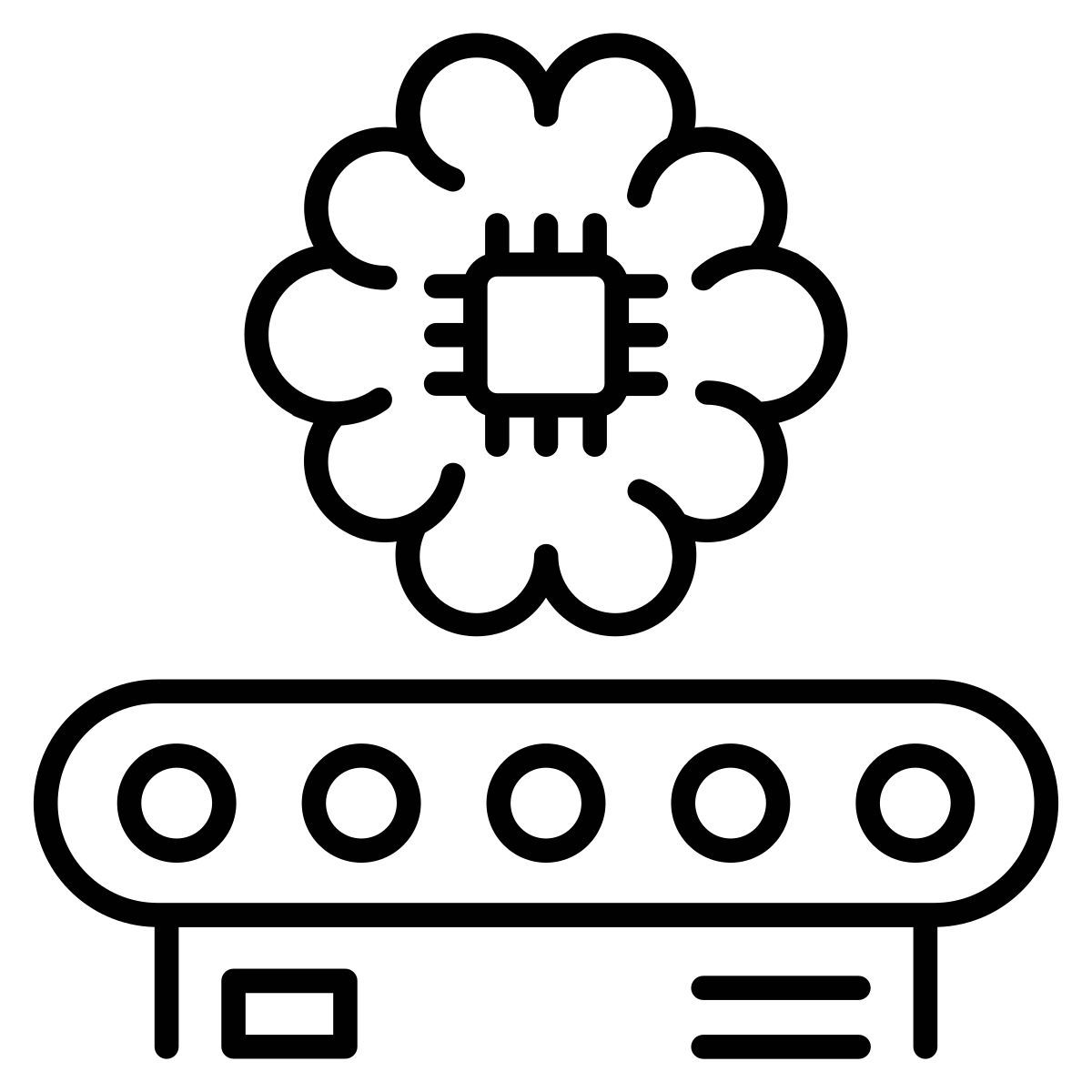 smart conveyor icon
