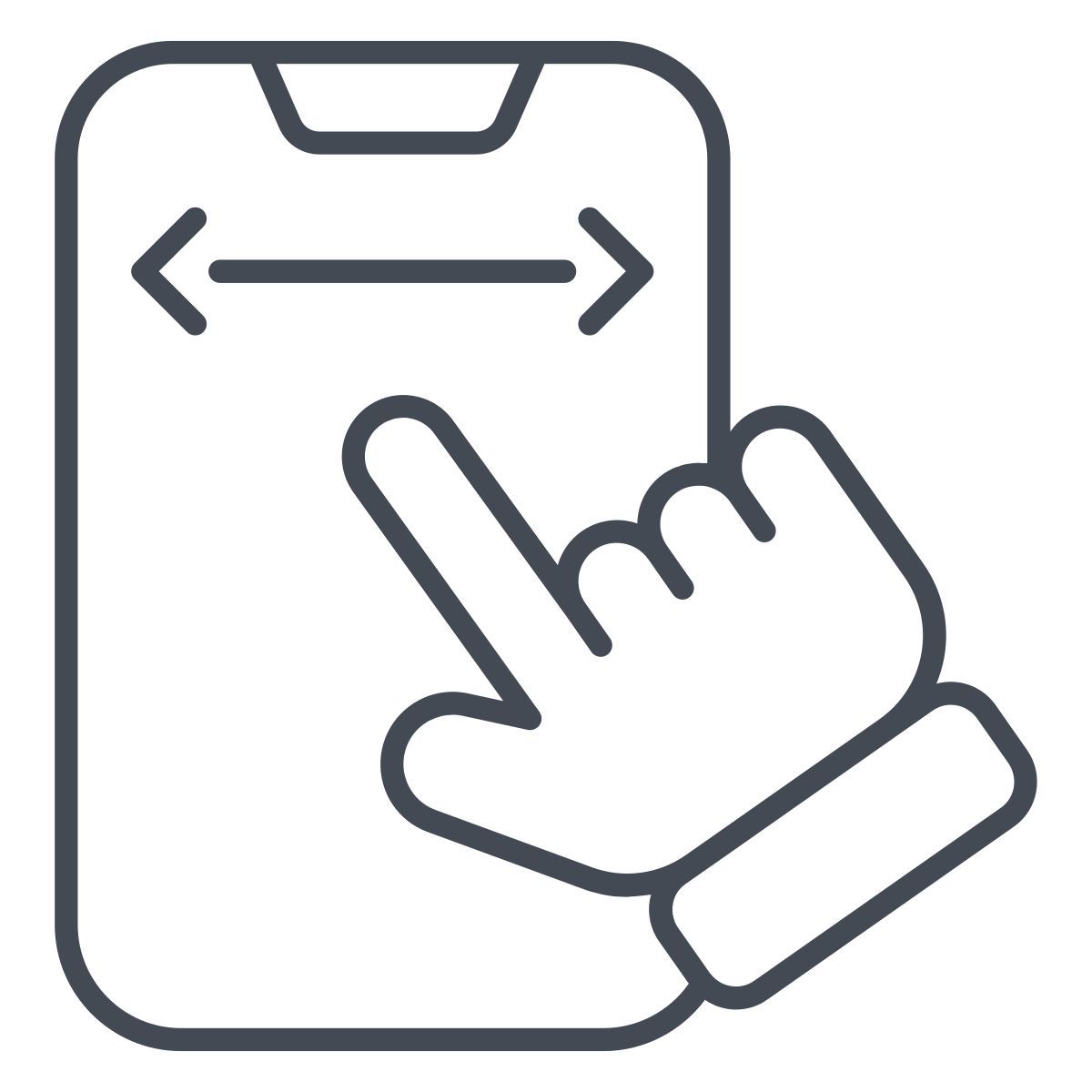 swipe icon