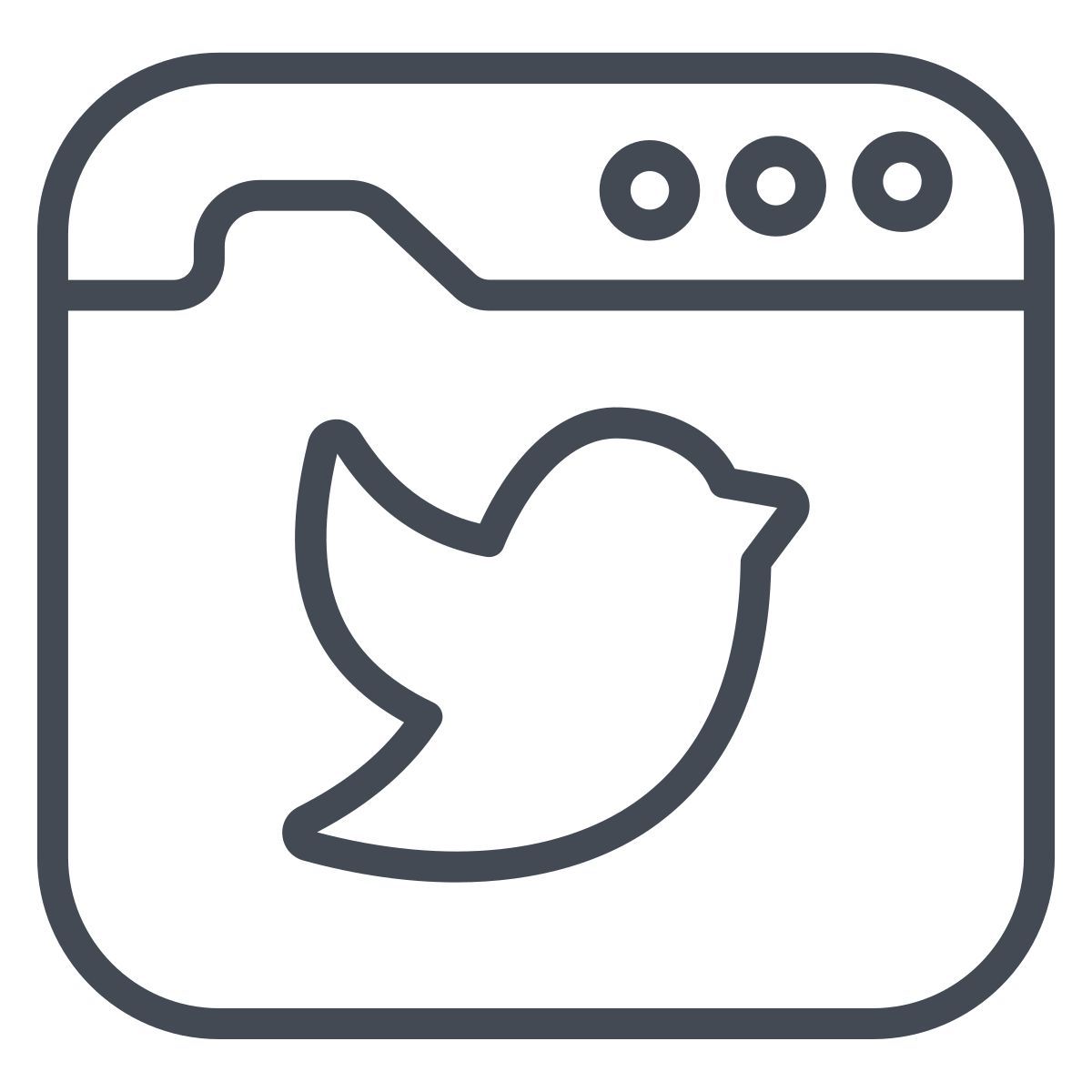 twitter website icon