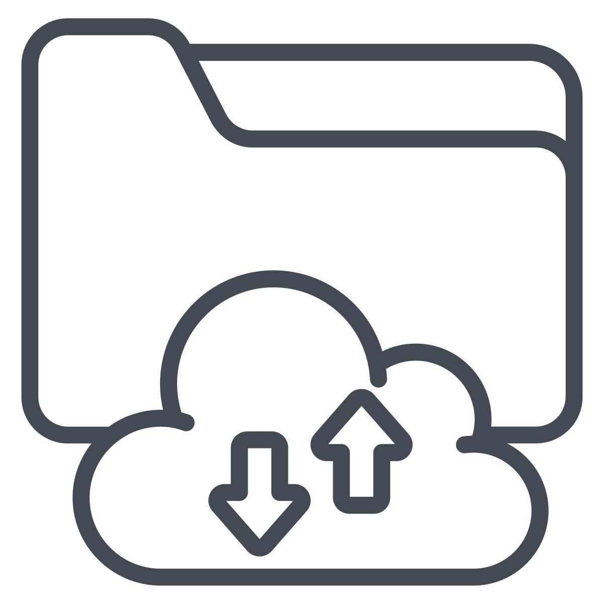 upload and download icon