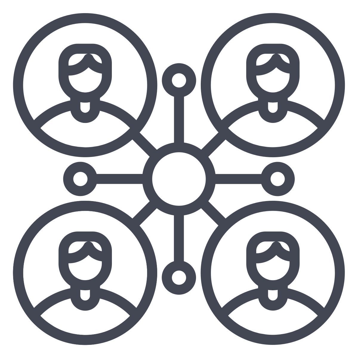 user networking icon