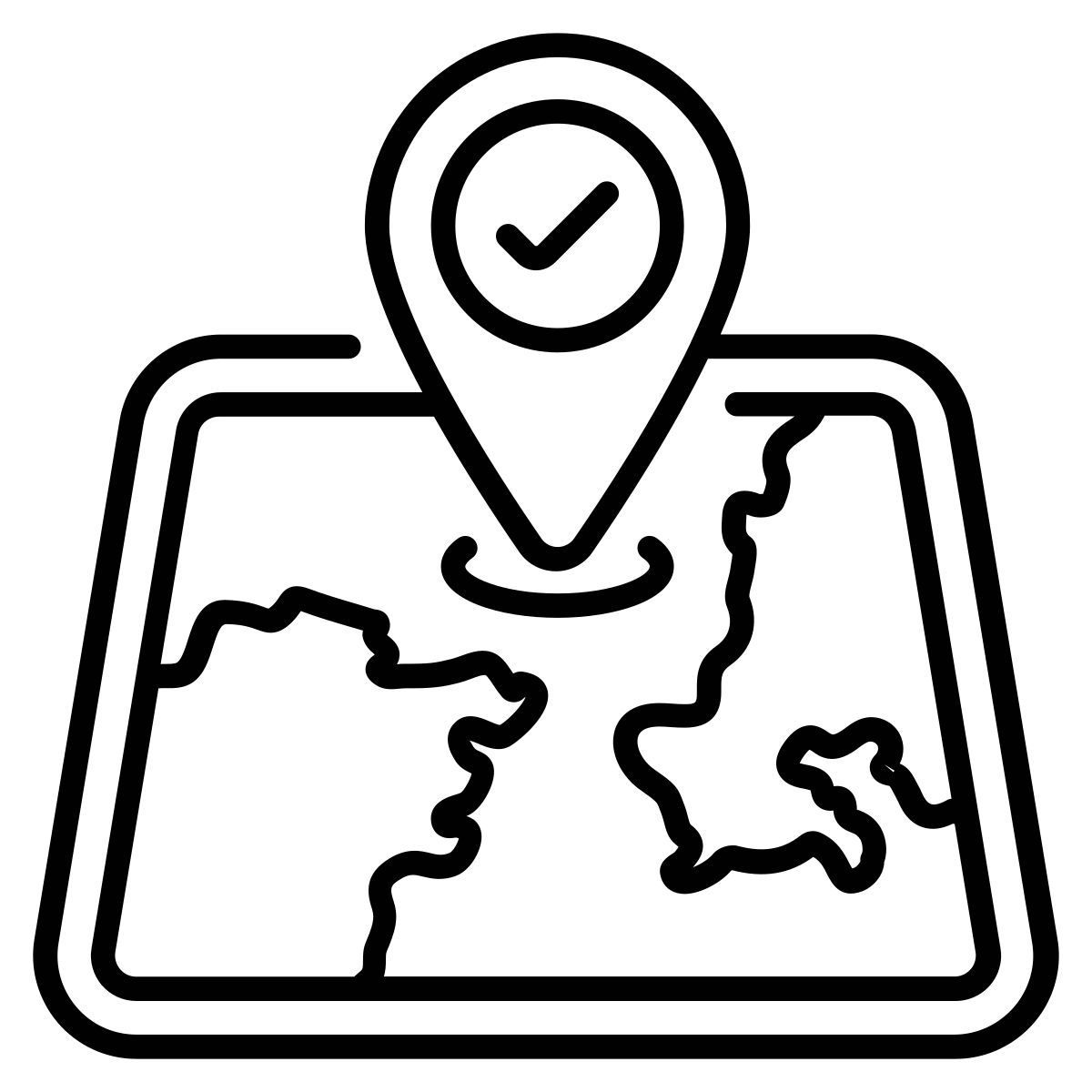 vérifier l'emplacement icon