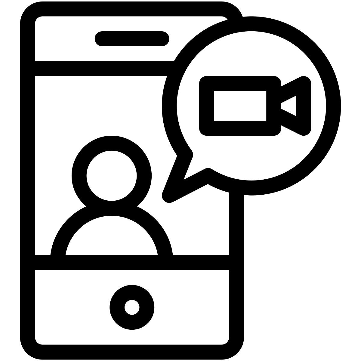 chamada de vídeo icon
