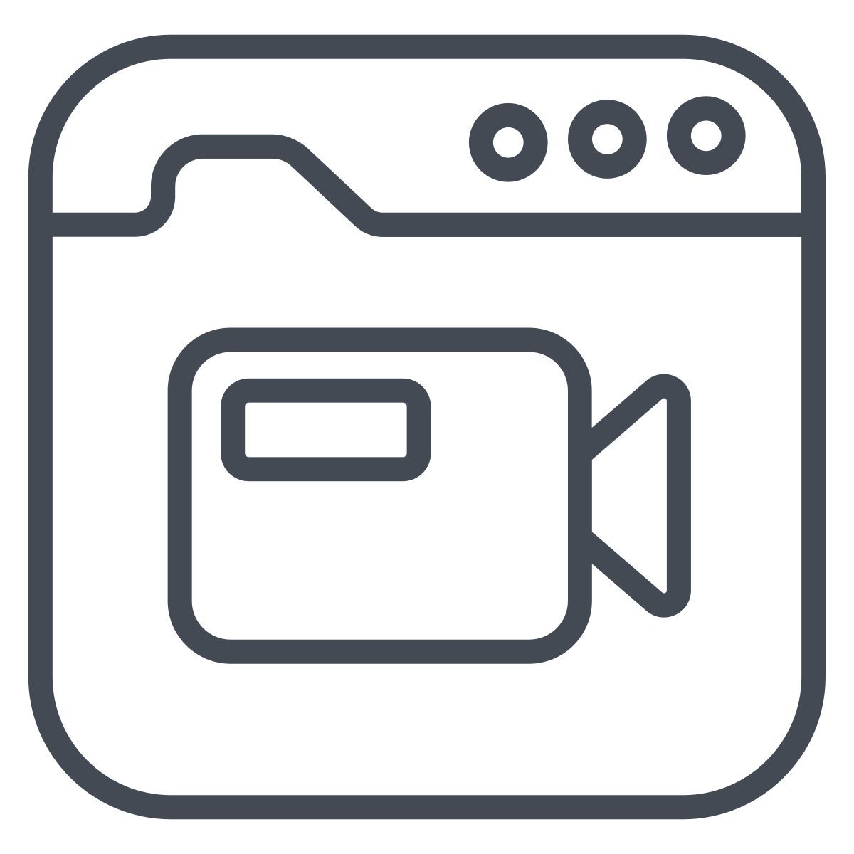 video website icon