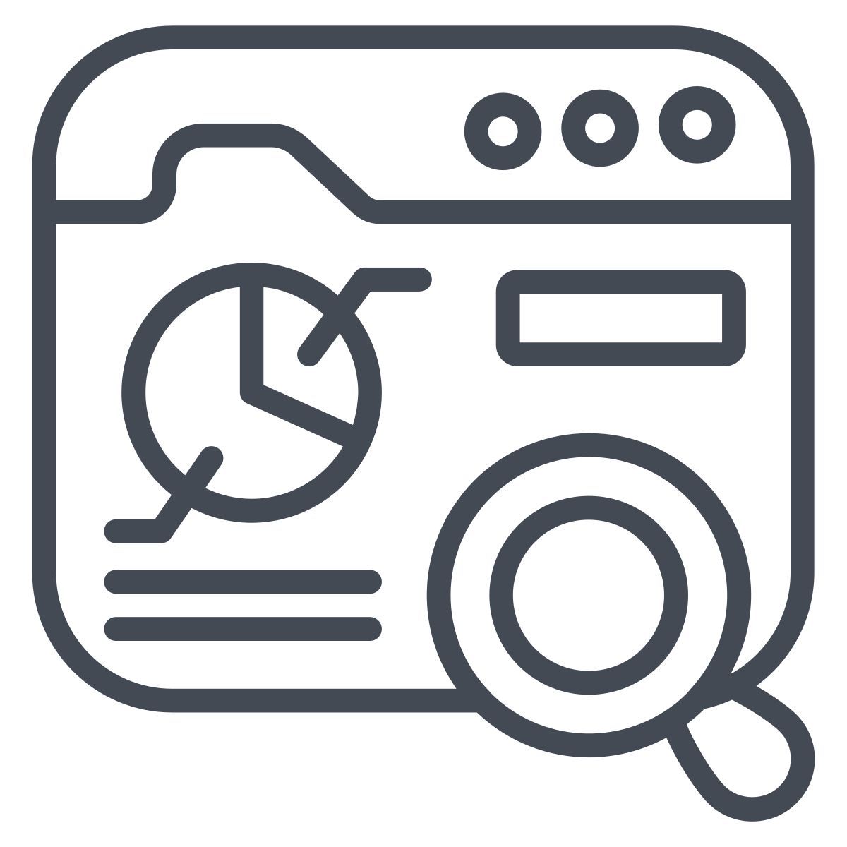 Análise da Web icon