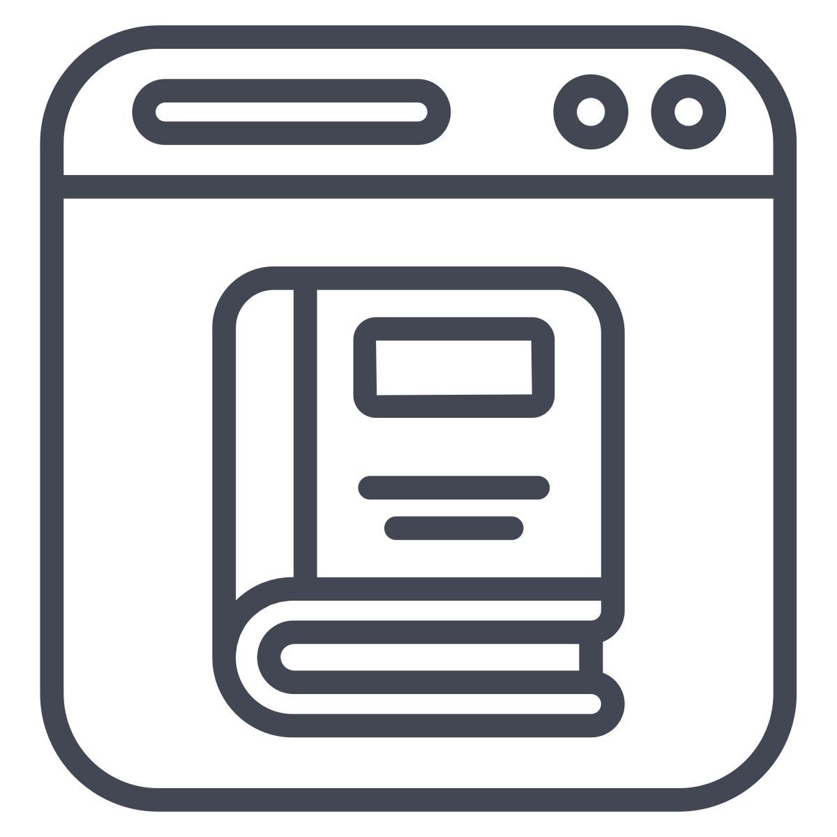 web book icon