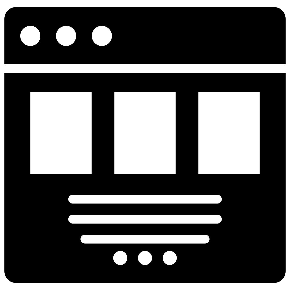 contenuto web icon