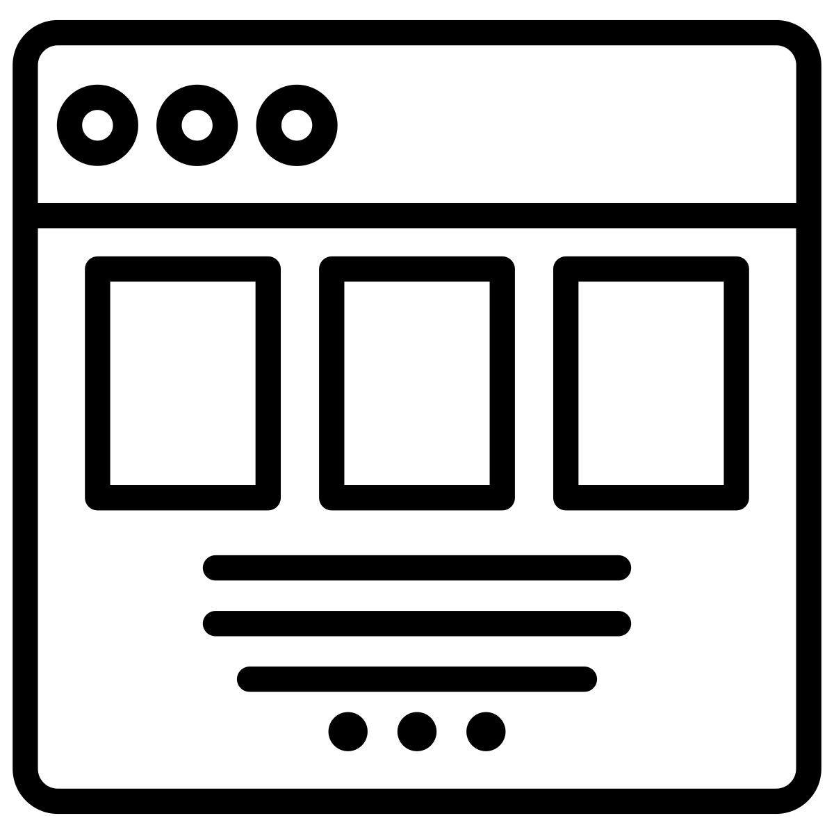 contenuto web icon