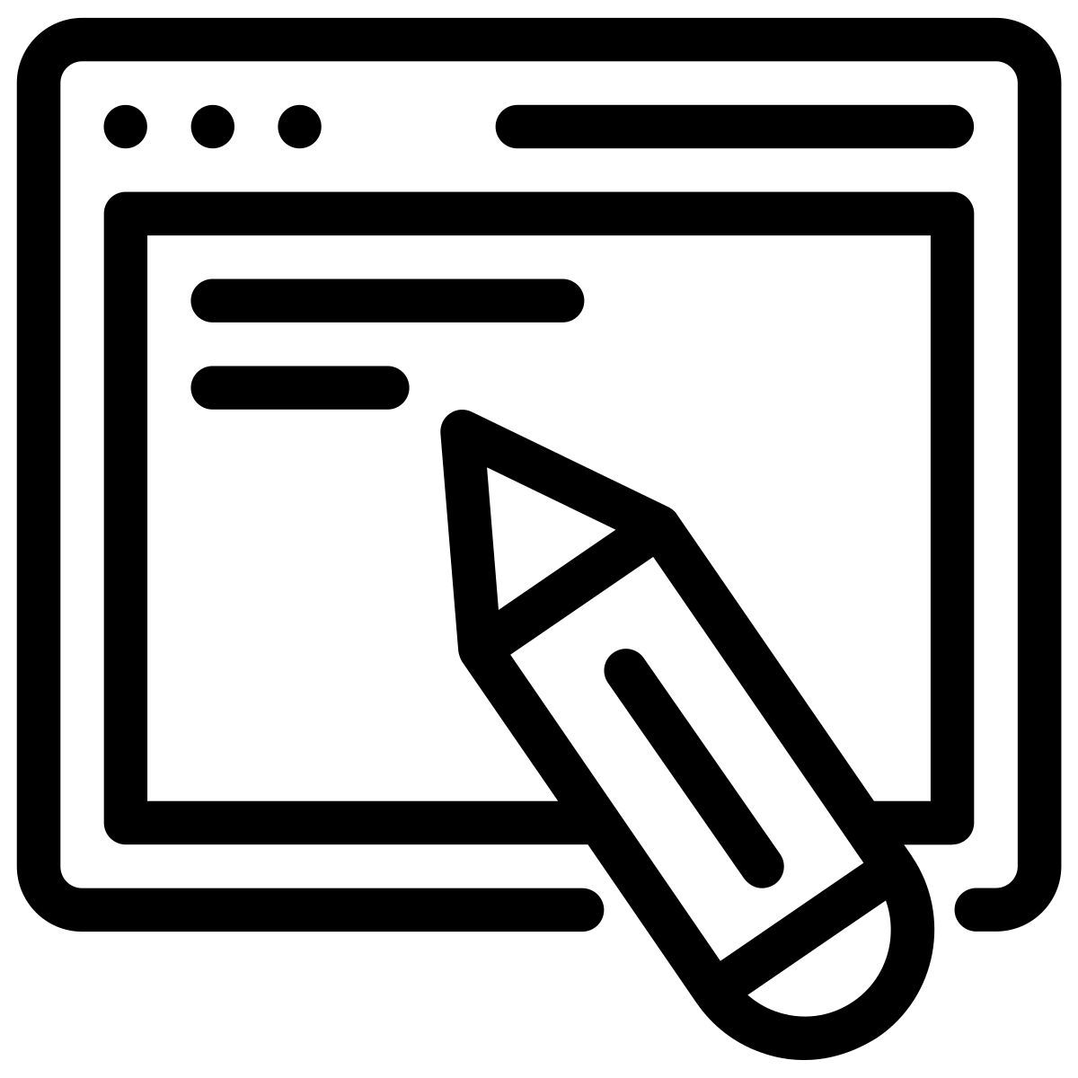 web editor icon