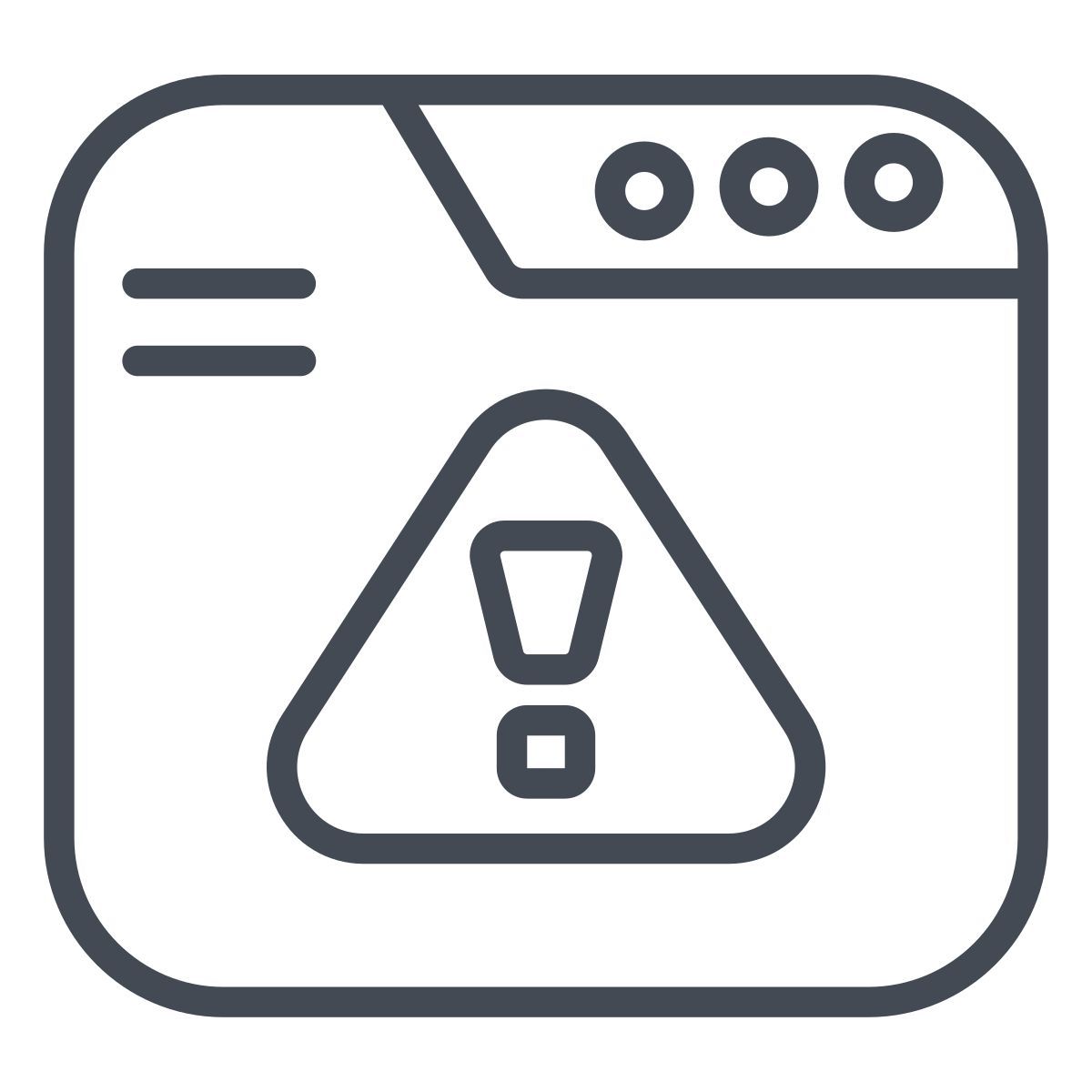 web error icon