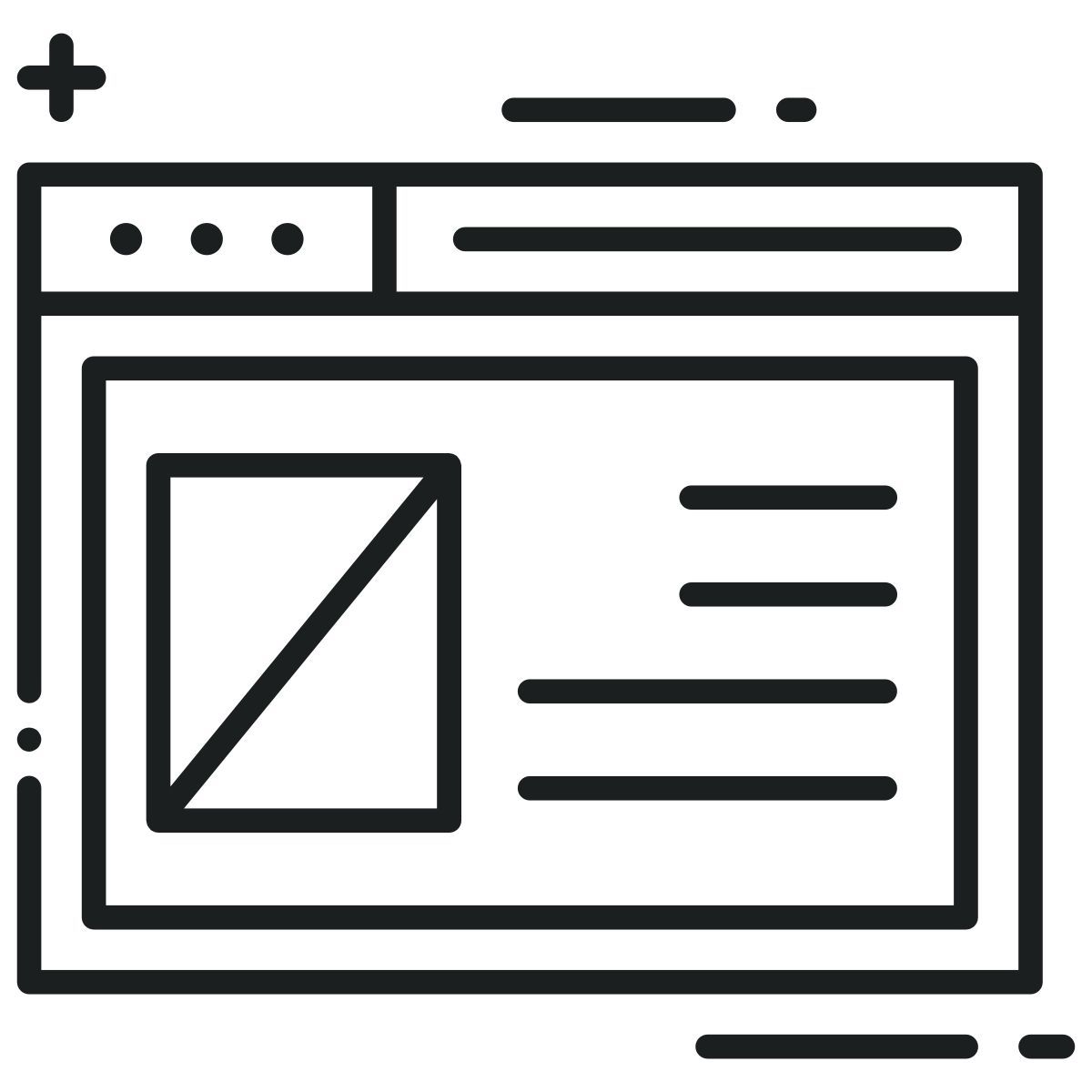 web layout icon
