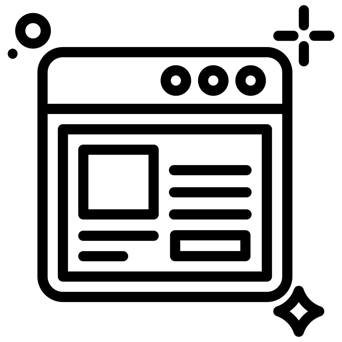 web layout icon