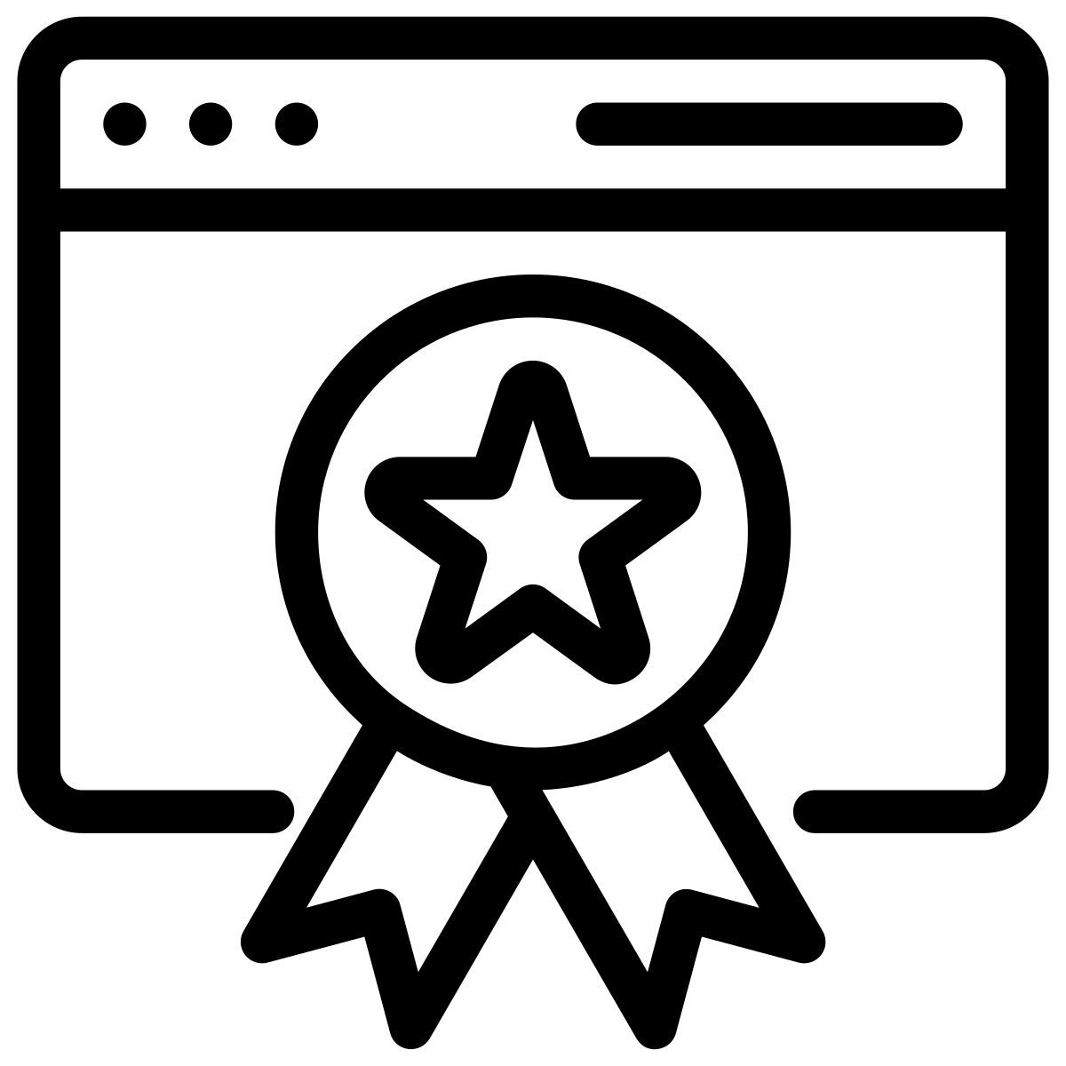 classificazione web icon