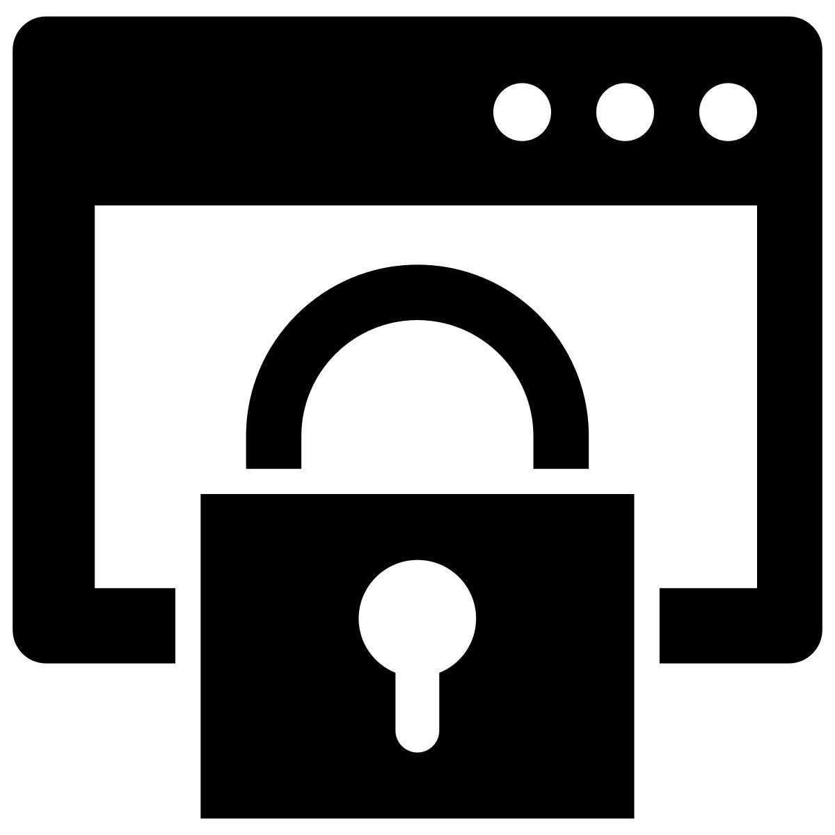 web sicherheit icon