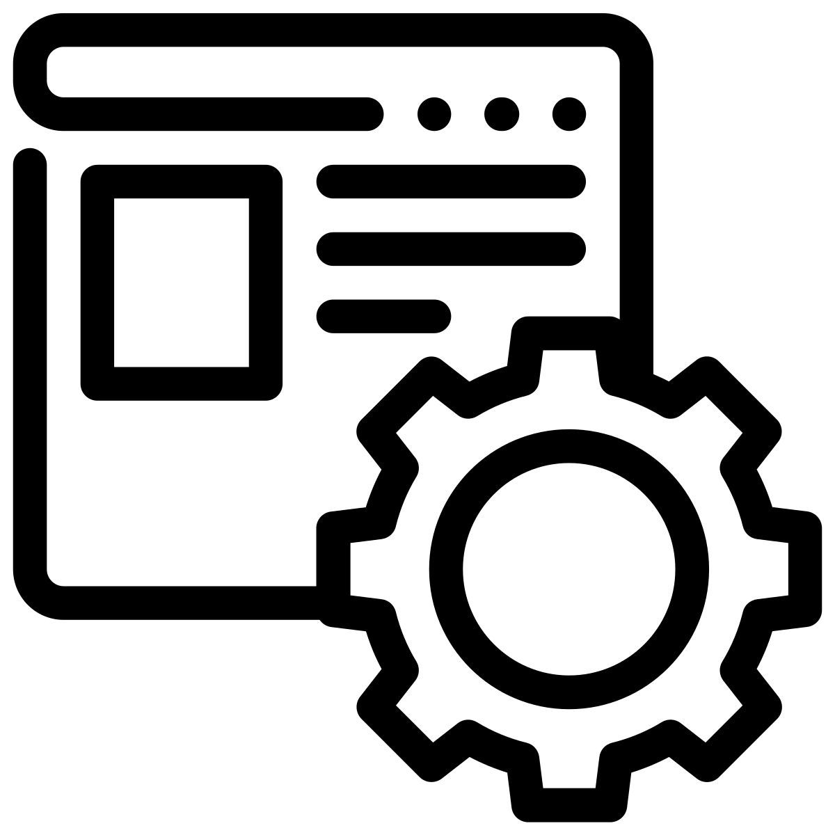 web setting icon