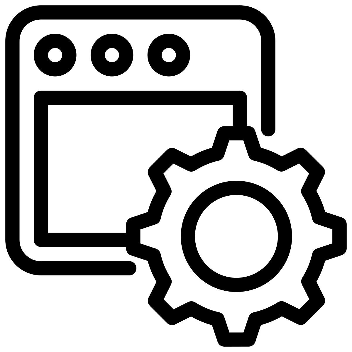 web settings icon