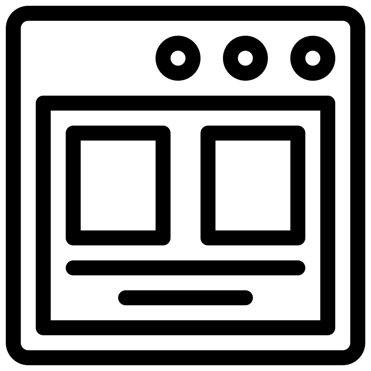 웹페이지 템플릿 icon