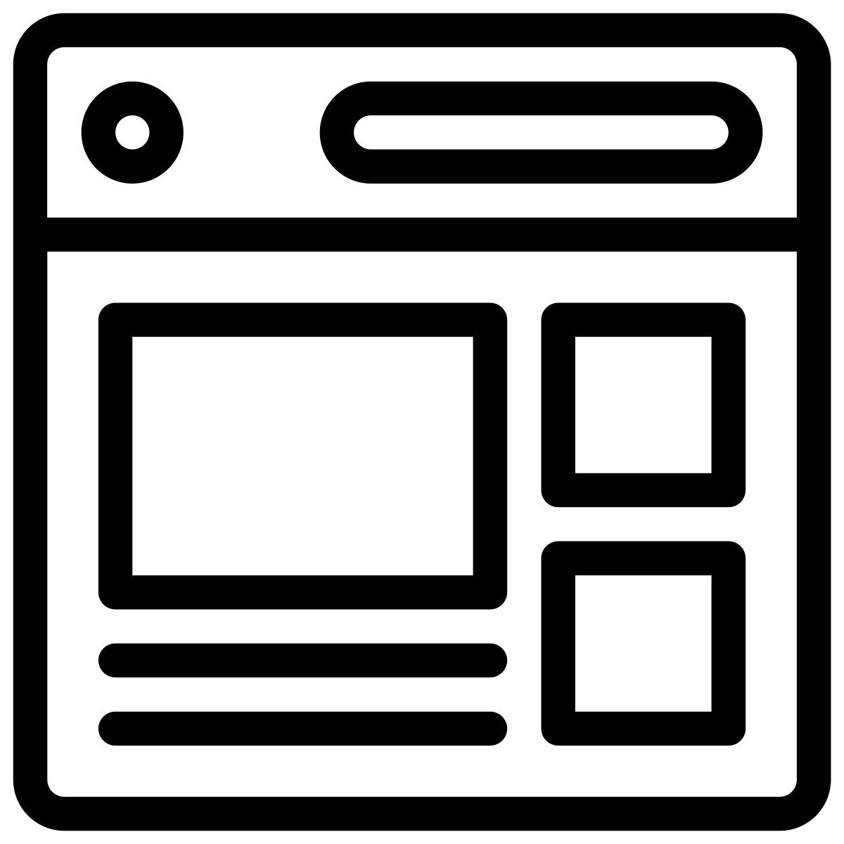 webpage template icon