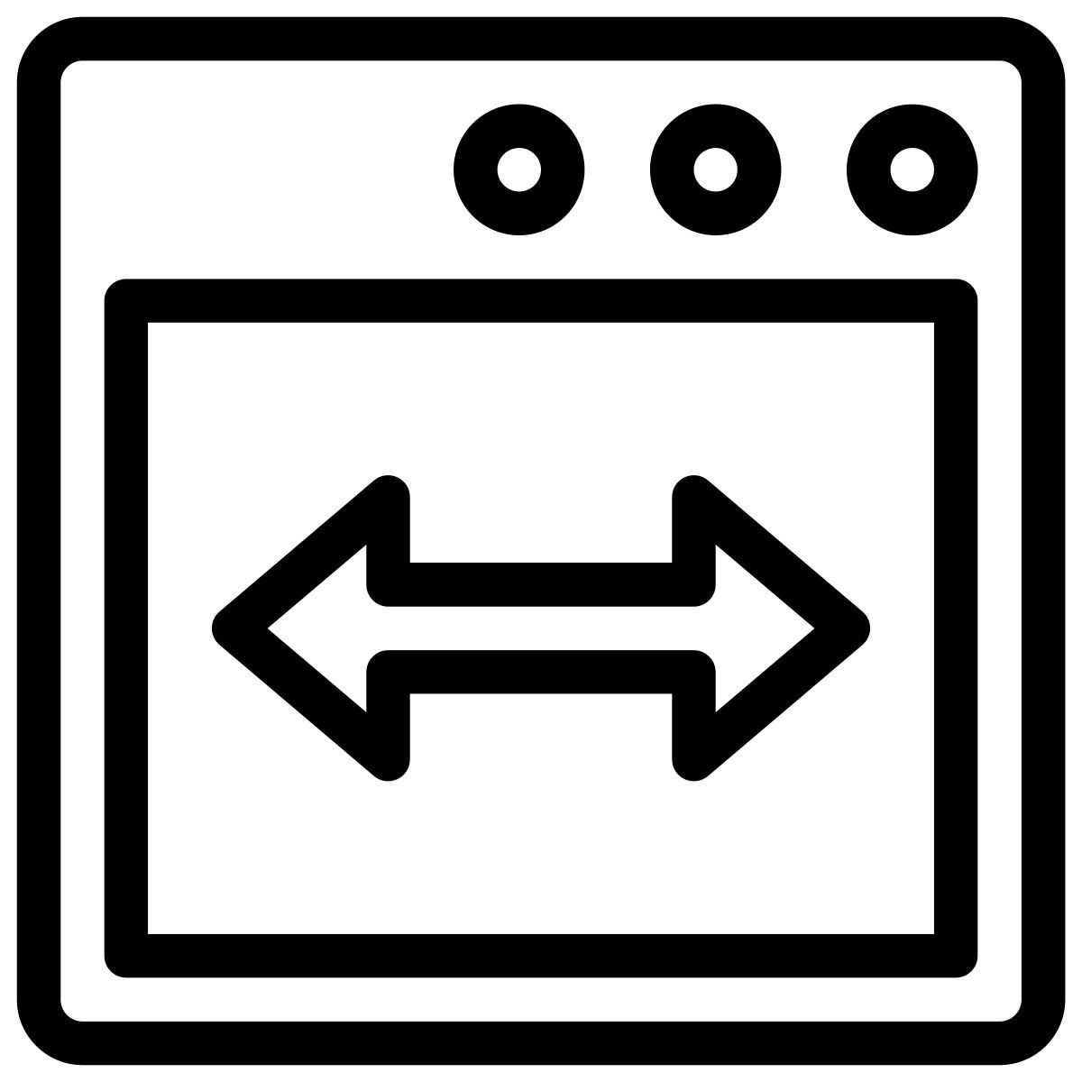 웹페이지 너비 icon