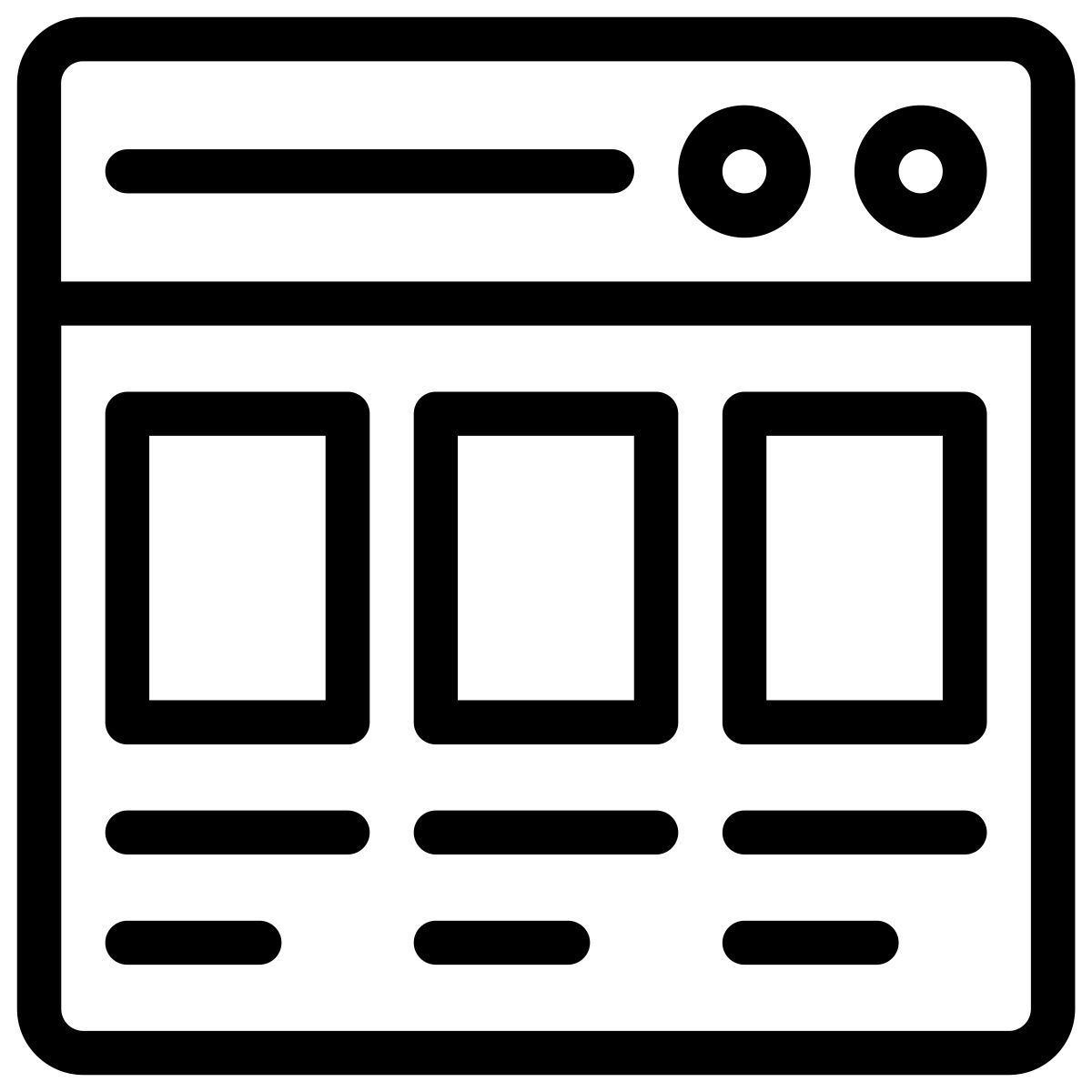 página web icon
