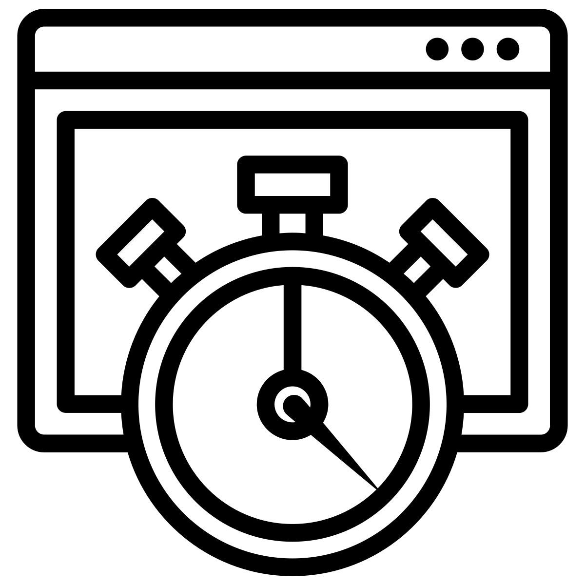 website speed icon