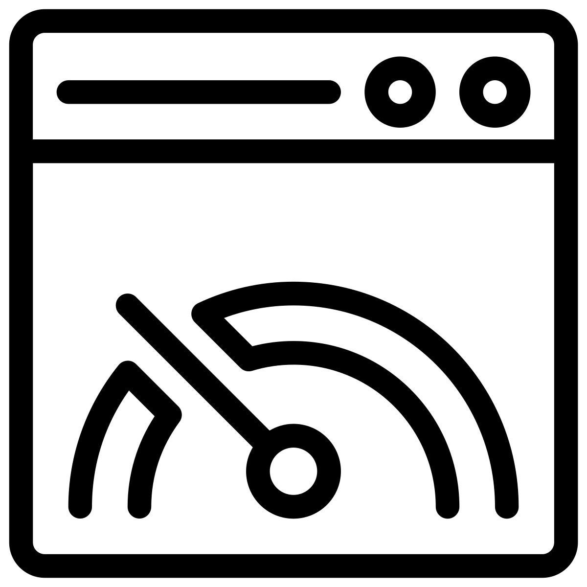website speed icon