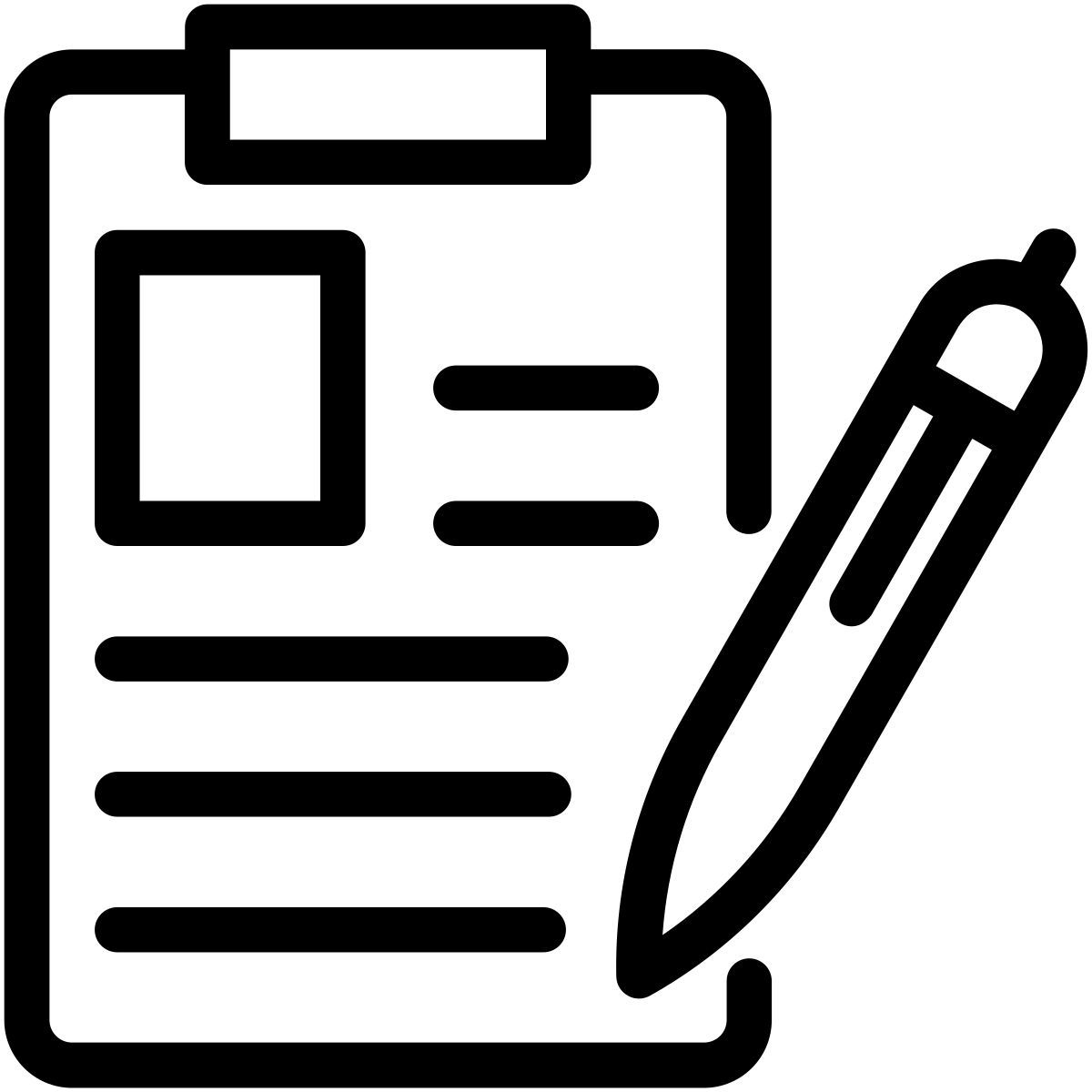 writing pad icon