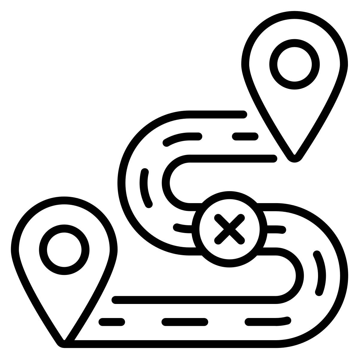wrong route icon