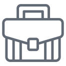 external Briefcase-universal-outline-design-circle icon