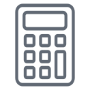 external Calculator-outdoor-outline-design-circle icon
