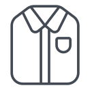 external Clean-Clothes-laundry-outline-design-circle icon