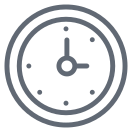 external Clock-modren-outline-design-circle icon