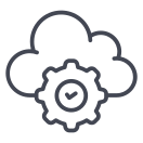 external Cloud-Setting-technical-support-outline-design-circle icon