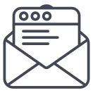 external Email-digital-service-outline-design-circle icon
