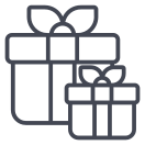 external Gift-Box-online-shopping-outline-design-circle icon
