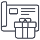 external Gift-Wrapping-online-shopping-outline-design-circle icon
