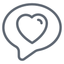 external Heart-modren-outline-design-circle icon