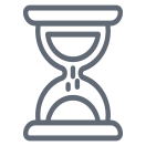 external Hourglass-outdoor-outline-design-circle icon