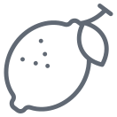 external Lemon-fruits-and-vegetables-outline-design-circle-2 icon