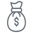 external Money-Bag-outdoor-outline-design-circle icon