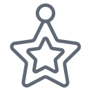 external Star-modren-outline-design-circle icon