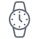 external Watch-universal-outline-design-circle icon