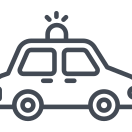 external ambulance-Car-transportation-outline-design-circle icon