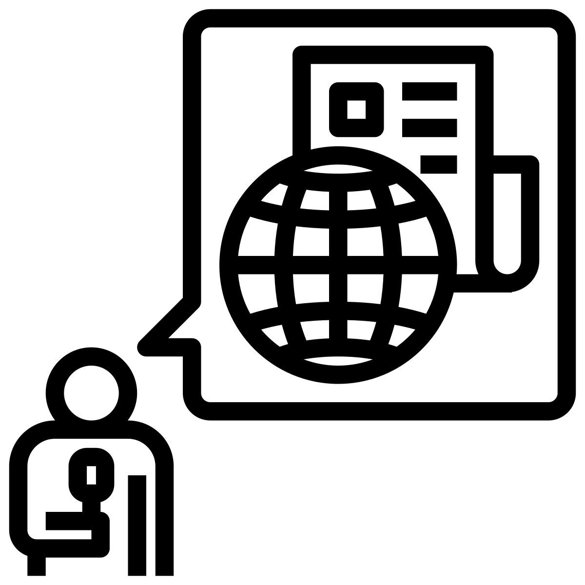 journalist icon