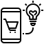external acommerce-a-commerce-automated-commerce-outline-geotatah icon