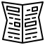 external document-stock-market-outline-geotatah icon