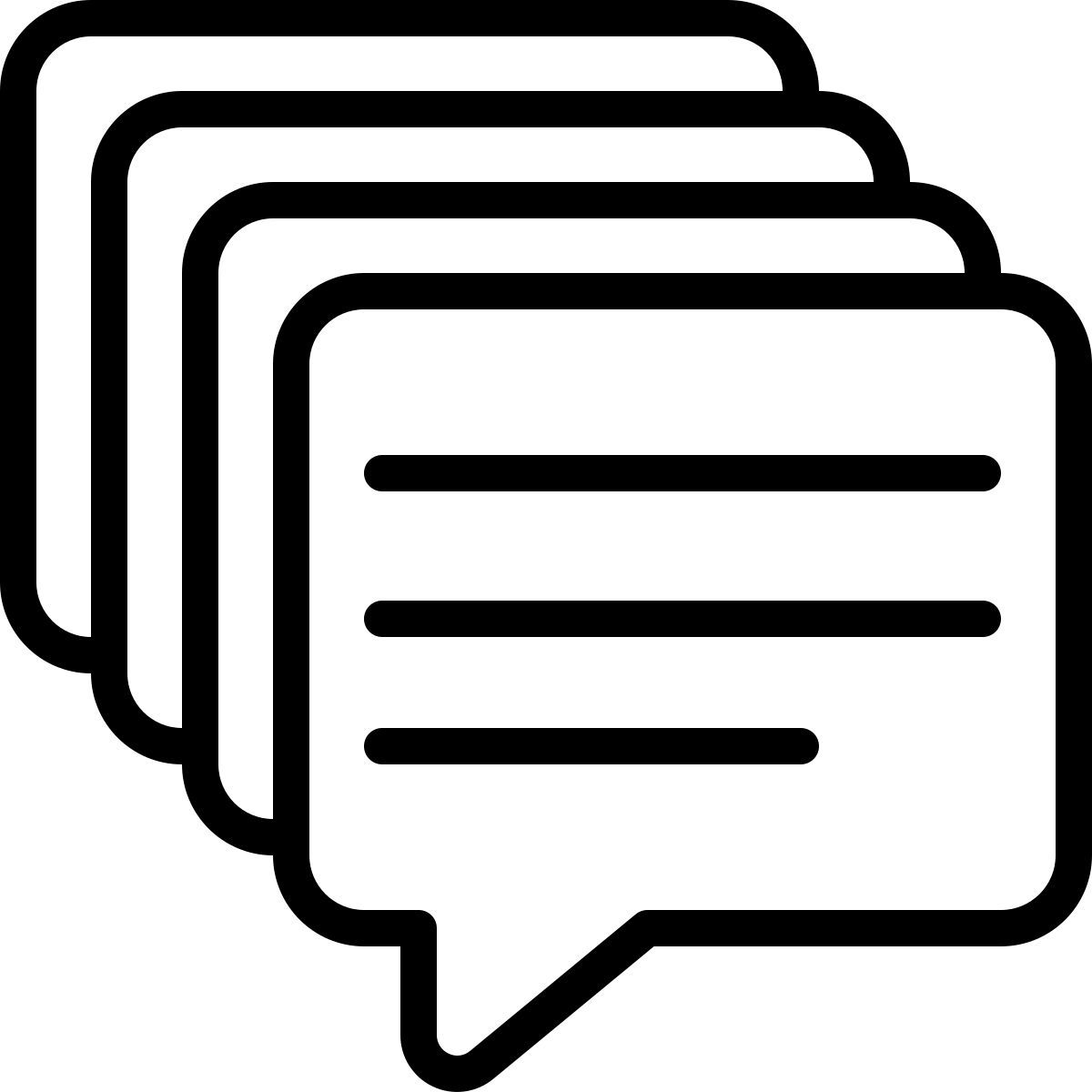 message icon