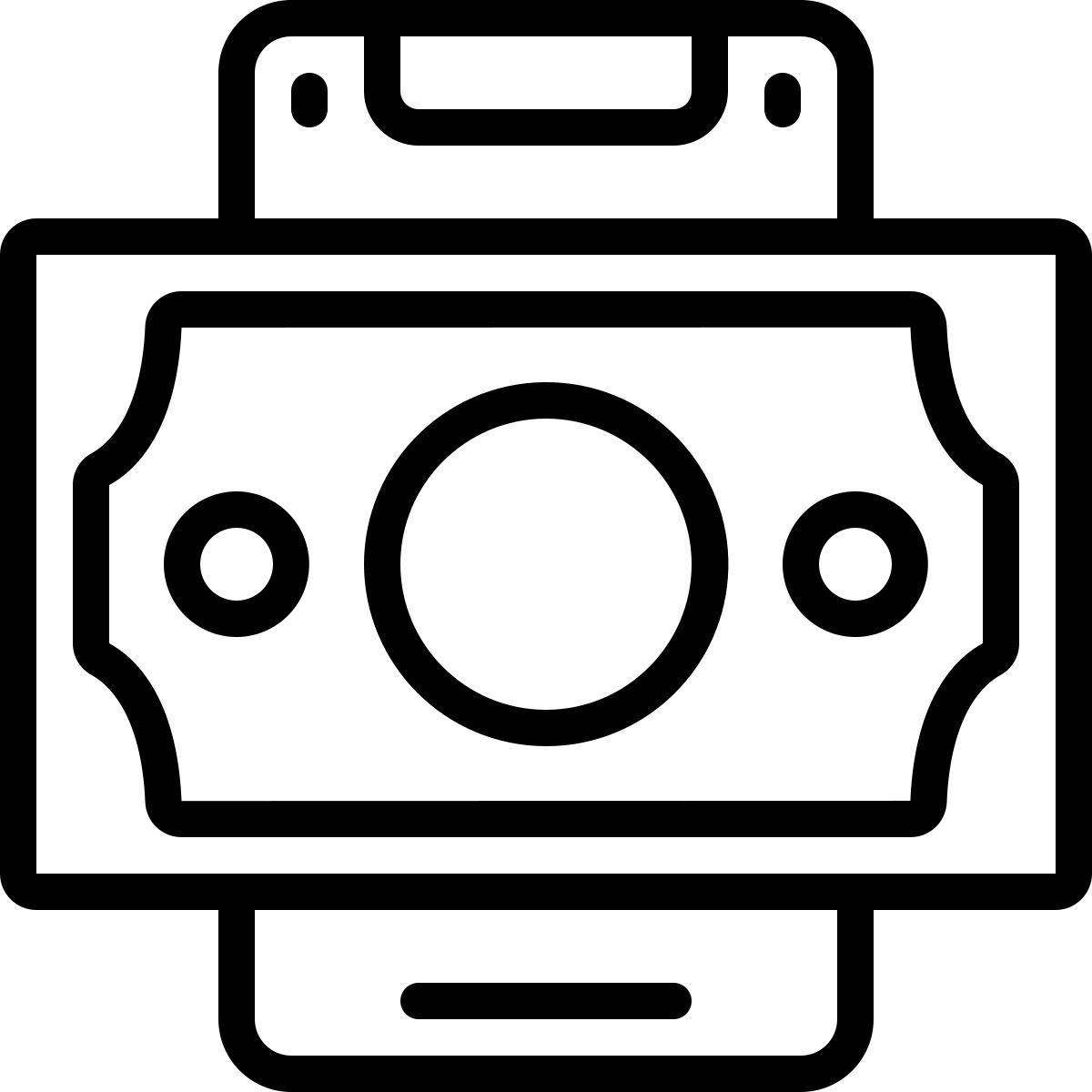 zwei smartphones icon