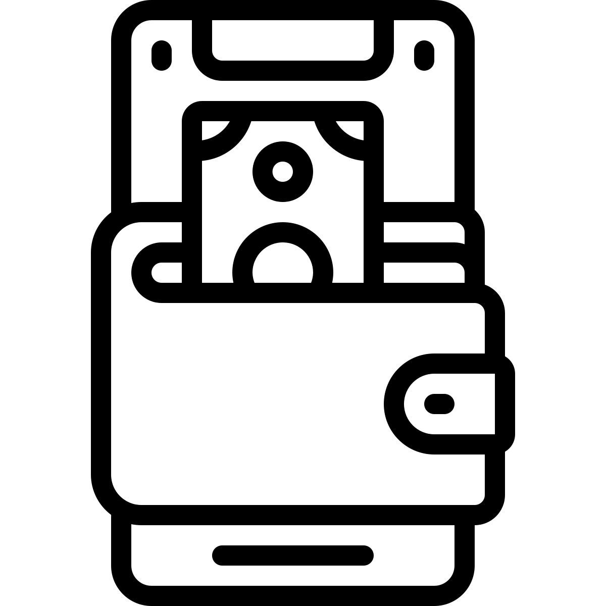 二つのスマートフォン icon