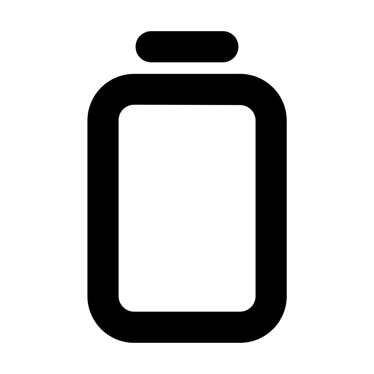 empty battery icon